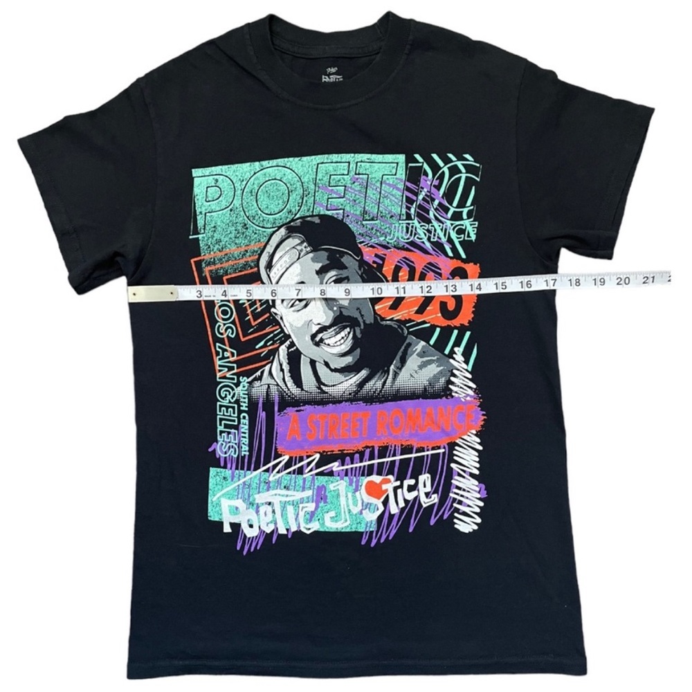 Poetic Justice Tupac Graphic Tee Shirt (S) - Picture 3 of 6
